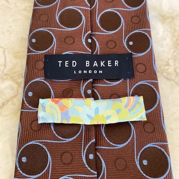 Ted Baker 100% Silk Tie - Picture 5 of 8